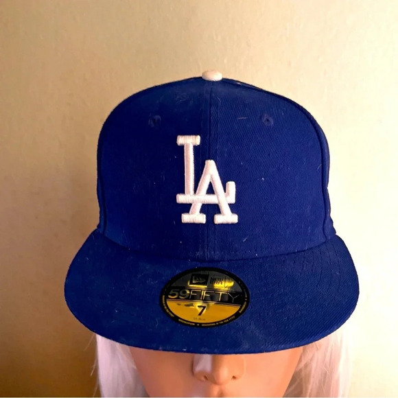 Men’s LA Dodgers New Era 2020 Custom 59FIFTY Fitted Hat Size 7 1/8 *. Palm Tree - Picture 2 of 8